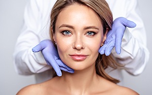 a patient before her BOTOX® injection
