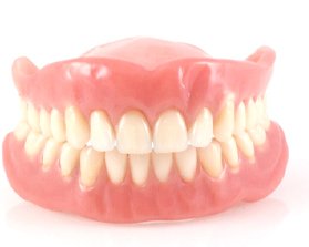 A full denture.